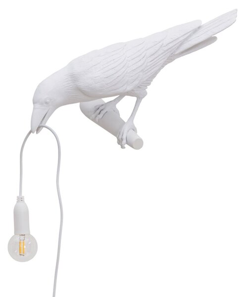 Stolní lampa SELETTI, Bird Lamp, Bílá, Obývací pokoj, Plast, Design
