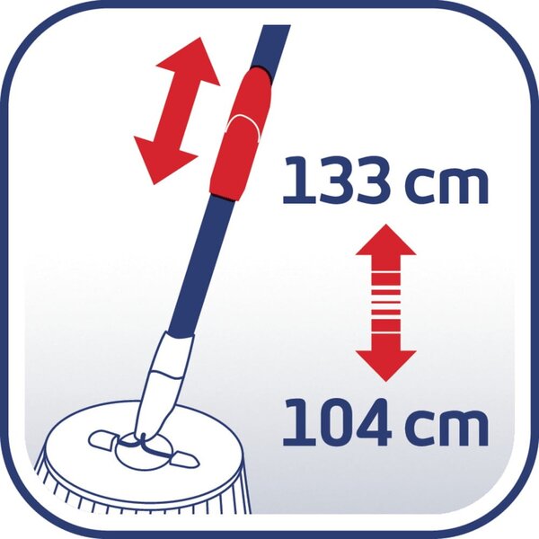 Rotační mop s kbelíkem a čističem na podlahy Rotation Disc Ergo – LEIFHEIT