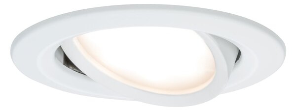 Paulmann 93449 LED Coin Nova round, set kulatých bodovek v bílé úpravě, 3x6W LED 2700K, prům.8,4cm