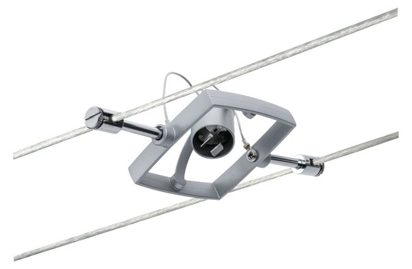 Paulmann 94152 Mac2, lankový systém, 7x max 10W LED 12V, matný chrom, 500cm