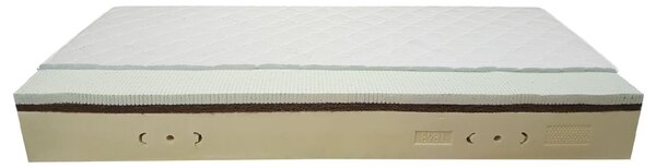 Bazyl.cz Matrace APOLLO 100% přírodní LATEX + KOKOS 7 zón 27cm - 80x200cm