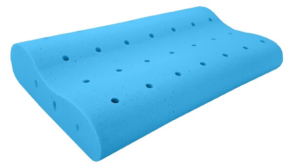 Bazyl.cz Anatomický polštář z paměťové pěny BLUE ICE 11/8 cm - 40 x 60 cm