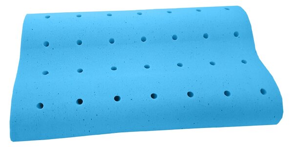 Bazyl.cz Anatomický polštář z paměťové pěny BLUE ICE 11/8 cm - 40 x 60 cm