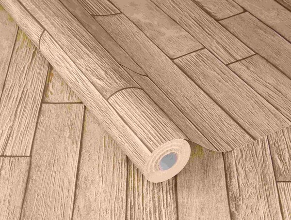 RASCH | Vliesová tapeta na zeď Beltesto 822540 | 0,53 x 10,05 m | hnědá, béžová, žlutá