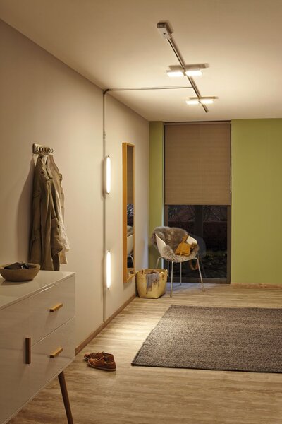 Paulmann 95319 Loop, LED panel pro Urail system, 7W LED 2700K, matný chrom, délka 38cm