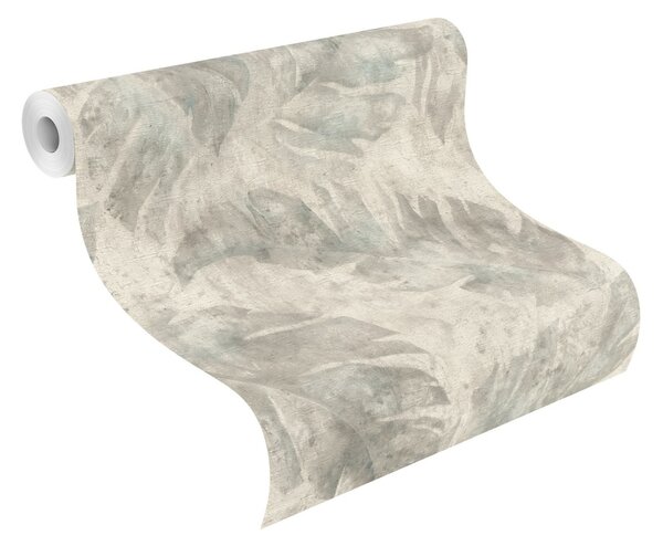 RASCH | Vliesová tapeta na zeď Beltesto 416138 | 0,53 x 10,05 m | šedá, krémová, vining ivy