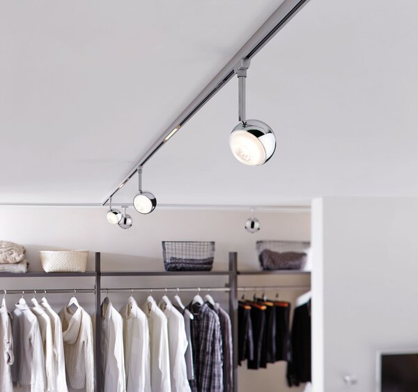 Paulmann 95455 Capsule II, spot pro Urail system, 1x6W LED 2700K stmívatelný, matný chrom