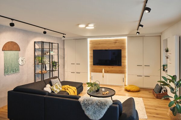 Paulmann 96923 Cube, spot pro Urail system, 1x8W LED 2700K stmívatelné, matná černá