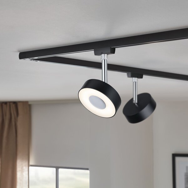 Paulmann 96915 Circle, spot pro Urail system, 1x5W LED 2700K stmívatelné, matná černá