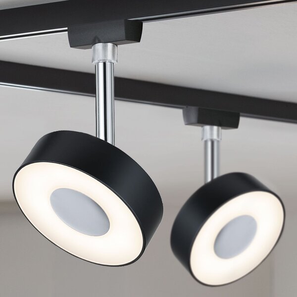 Paulmann 96915 Circle, spot pro Urail system, 1x5W LED 2700K stmívatelné, matná černá