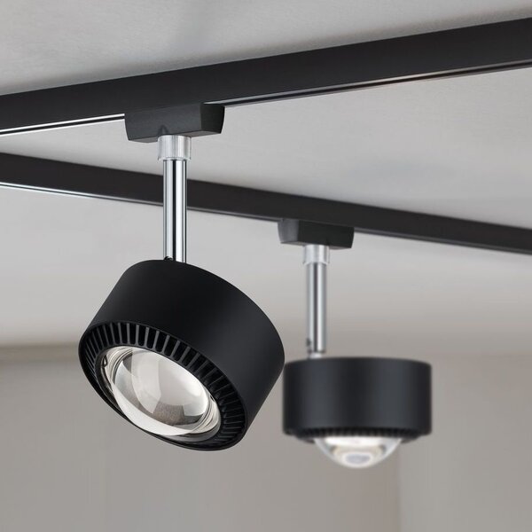 Paulmann 96927 Aldan, spot pro Urail systém, 9W LED 2700K stmívatelné, matná černá, výška 17cm