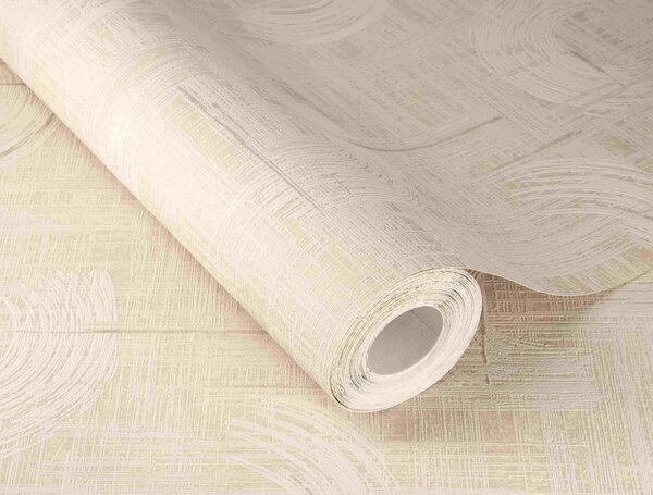 RASCH | Vliesová tapeta na zeď Beltesto 429046 | 0,53 x 10,05 m | krémová, béžová, metalická, růžová