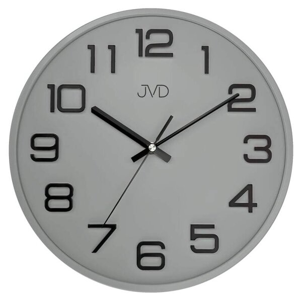 JVD Plastové pastelové nástěnné tiché netikající hodiny JVD HX2472.13 (pastelové nástěnné hodiny)
