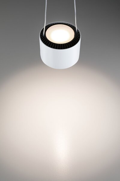 Paulmann 94971 Aldan, závěs pro Urail systém, 13W LED 2700K stmívatelné, bílá, výška 8,5cm