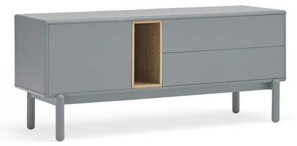 Modro-šedý TV stolek 140x56 cm Corvo – Teulat