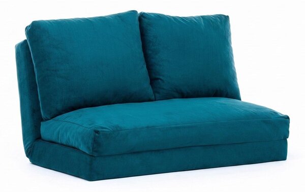 Rozkládací pohovka v petrolejové barvě 120 cm Taida – Balcab Home