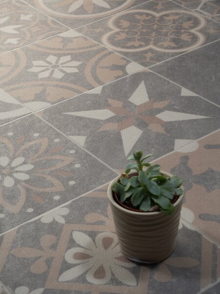 Beaulieu International Group, PVC podlaha - lino Livitex Retro 2792, na míru, šíře 3m,4m, šedá, filc, chodba / předsíň