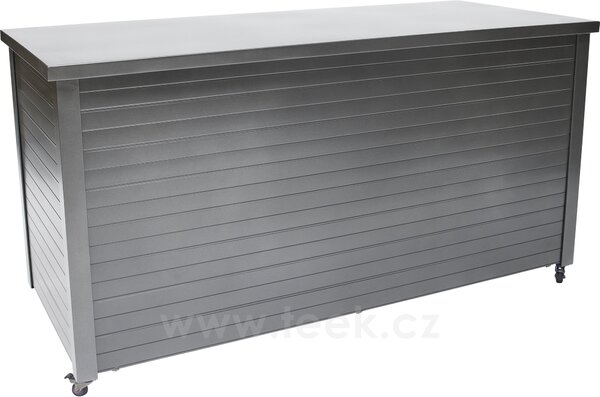 Stern Úložná venkovní truhla M Gilbert, Stern, 140x76x91 cm, rám lakovaný hliník anthracite, včetně koleček