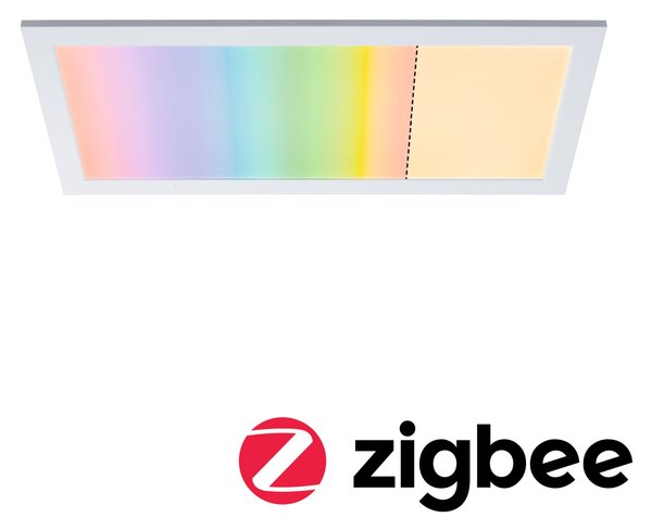 Paulmann 79808 Amaris, stropní LED panel 22W LED RGBW Zigbee, 59,5x29,5 cm