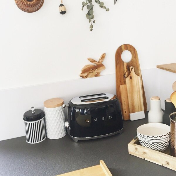 Černý topinkovač Retro Style – SMEG