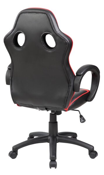 Dětská herní židle Red Fighter C6 — černá/červená