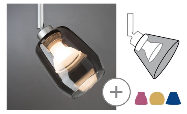 Paulmann 95359 Vento, kouřové stínítko pro systém DecoSystems, prům. 7,2cm