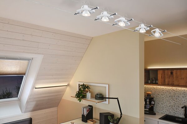 Paulmann 28758 LED žárovka bílá, 6,5W LED, 2700K, 12V, 36 stupňů, stmívatelná