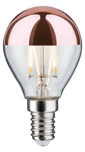 Paulmann 28665 LED žárovka s měděným vrchlíkem, 2,6W LED 2700K E14, výška 7,8cm
