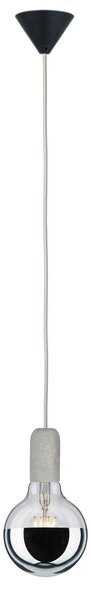 Paulmann 28673 LED žárovka se stříbrným vrchlíkem G95, 6,5W LED 2700K E27 stmívatelná, průměr 9,5cm