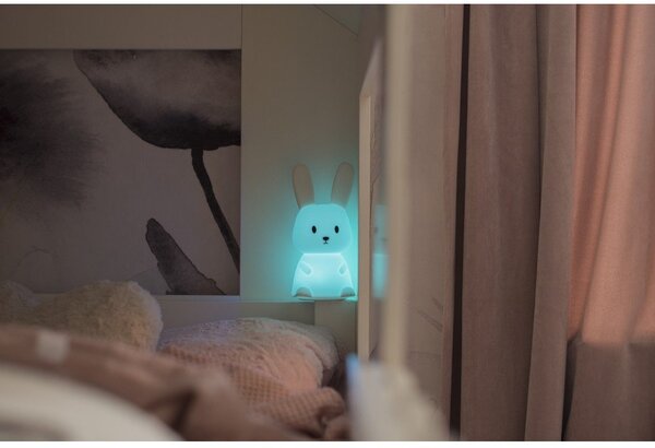 Bílé LED dětské noční světlo Bunny – Star Trading