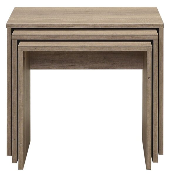 Odkládací stolek SHP Light Walnut, 3 ks