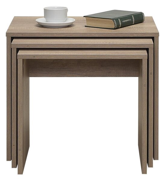 Odkládací stolek SHP Light Walnut, 3 ks