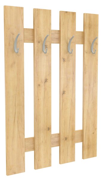 KONDELA Věšáková stěna, dub artisan, KORADO NEW KV11