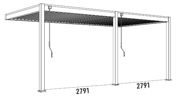 Bioklimatická pergola Intro Plus – Rojaplast