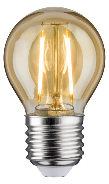 Paulmann 28710 LED žárovka mini globe 2,6W E27 2500K zlatá, výška 7,2cm