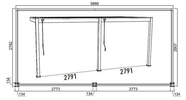 Bioklimatická pergola Intro Plus – Rojaplast