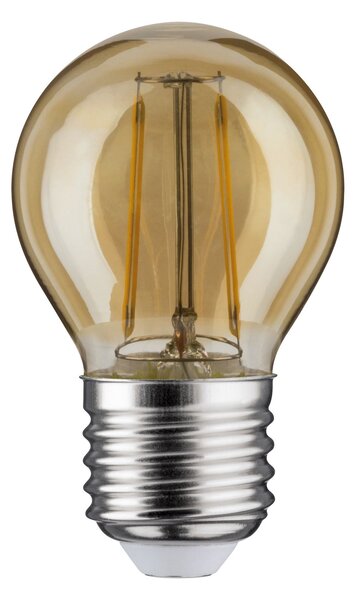 Paulmann 28710 LED žárovka mini globe 2,6W E27 2500K zlatá, výška 7,2cm