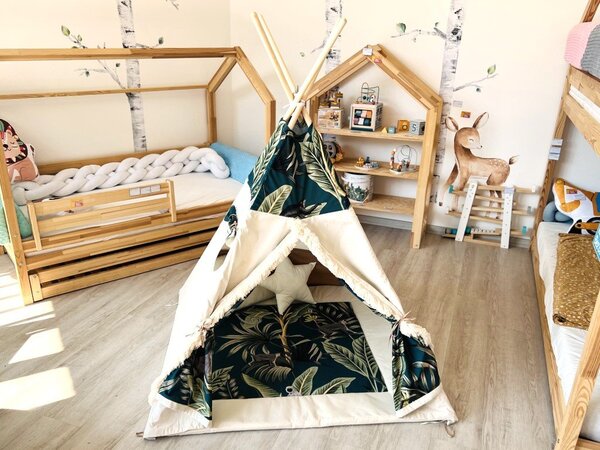 ELIS DESIGN Set teepee stan Opičky varianta: standard