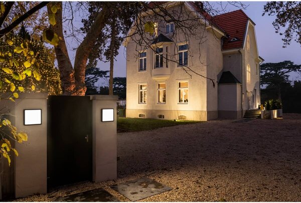 SLV 1003452 Ainos, stropní svítidlo se senzorem, LED 18W 3000K, antracit, 30x30cm, IP65