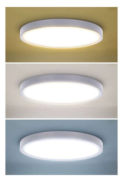 LED stropní světlo s dálkovým ovládáním Estela nastavitelné - průměr 50 cm, bílá