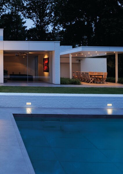 SLV 233660 Brick, venkovní vestavné svítidlo do stěny, LED 11W 3000K, nerez, šířka 26cm, IP65