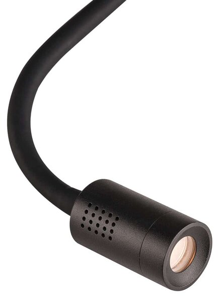 SLV 1002430 Dio Flex, nástěnné flexibilní svítidlo, power LED 1,9W 2700K, černá