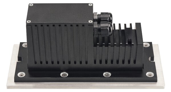 SLV 233650 Brick, venkovní vestavné svítidlo do stěny, LED 11W 3000K, nerez, šířka 26cm, IP65