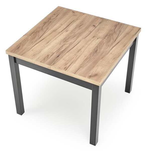 Rozkládací jídelní stůl 90-125 cm Tango (černá) (pro 4 osoby)