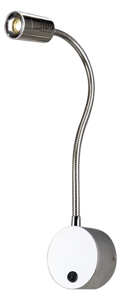 SLV 146682 Dio Flex, nástěnné flexibilní svítidlo, power LED 1,9W 3000K, chrom