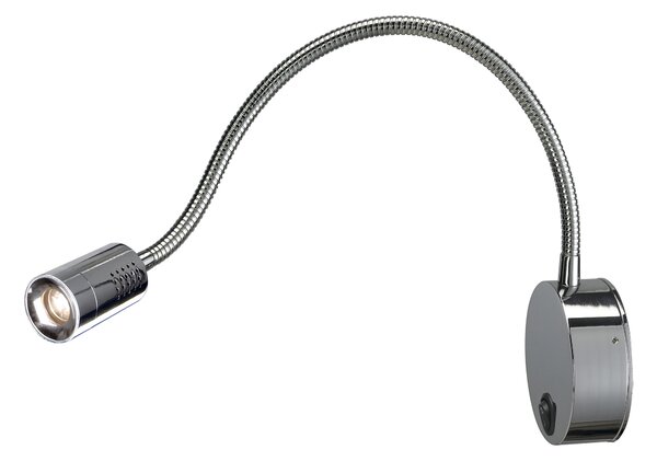 SLV 146682 Dio Flex, nástěnné flexibilní svítidlo, power LED 1,9W 3000K, chrom