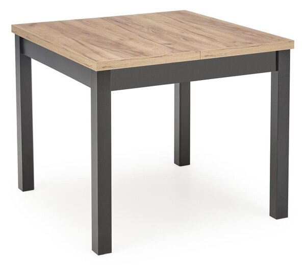Halmar Rozkládací jídelní stůl TIAGO 90(125)x90 dub craft/černý
