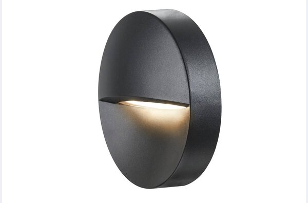 SLV 1002868 Downunder Out, kulaté venkovní svítidlo na stěnu, LED 4,5W 3000K, antracid, průměr 14cm, IP65