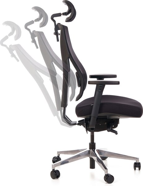 Mercury Ergonomická kancelářská židle OAMA ERGO černá