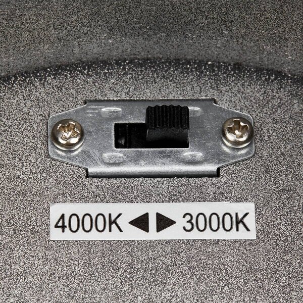 SLV 1003442 Enola Round L, venkovní stropní svítidlo, LED 35W 3000/4000K, antracit, průměr 14cm, IP65